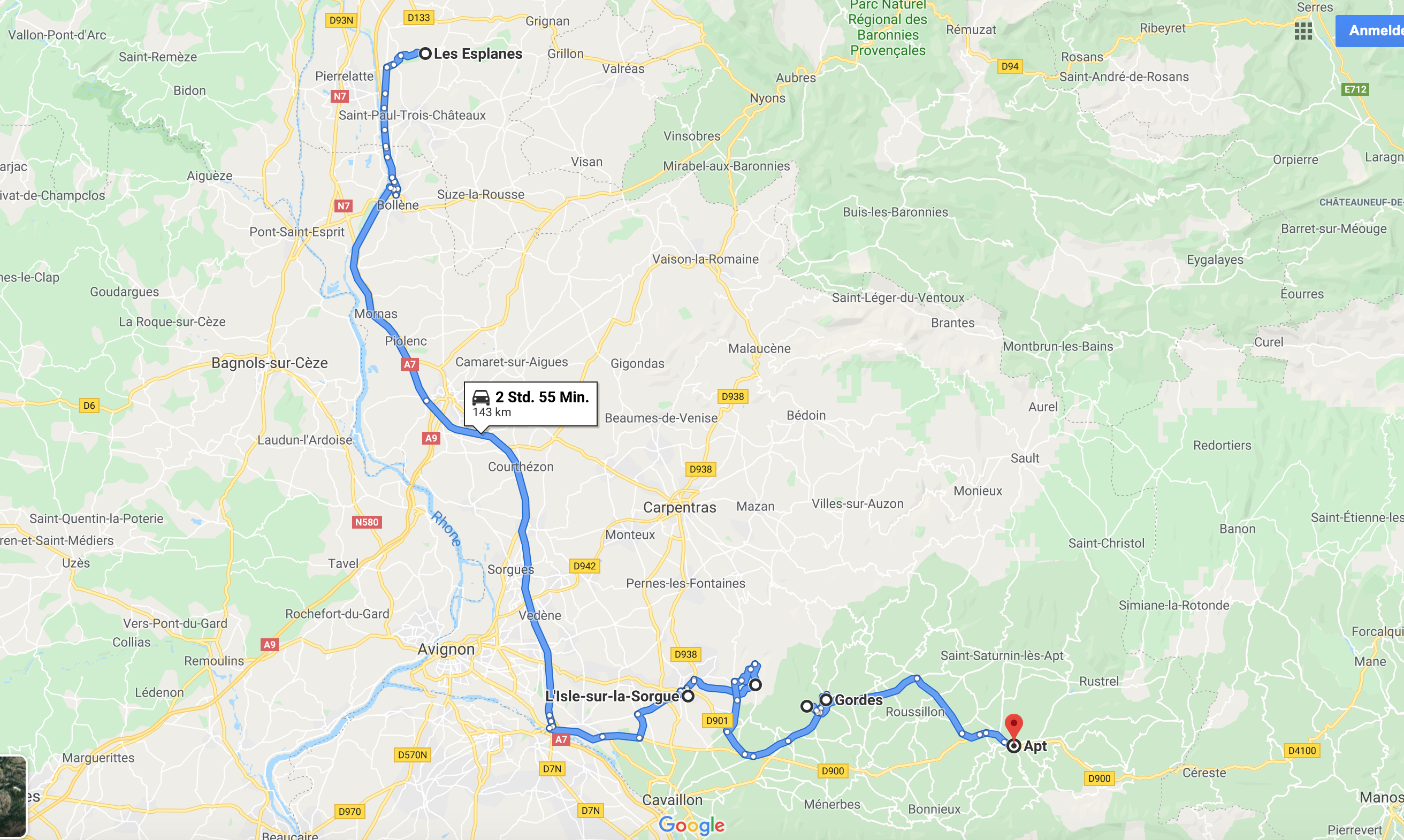 Trip: L’isle-de-la-Sorgue Fontaines-de-Vaucluse Gordes Apt